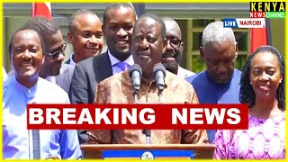 Raila Azimio Big Announcement after Gen Z Protests on Tuesday and Maandamano Kenya today [upl. by Jania]