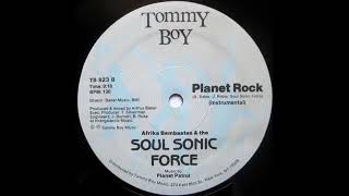 Afrika Bambaataa amp The Soul Sonic Force  Planet Rock lnstrumental [upl. by Htenywg]