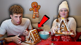 Challenging My Ex To A Gingerbread House Competition [upl. by Shaff830]