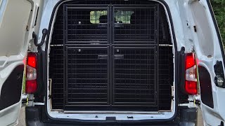 2019 Citroen Berlingo Dog Transporter with 5 cages Brand new SYCWORX installation [upl. by Ralph]