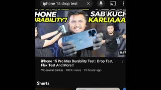 iPhone 15 Drop Test [upl. by Lang]