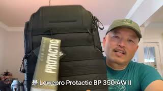 Lowepro Protactic BP 350 AW II Review  Everyday Camera Bag 尋找每天相機背包？ [upl. by Proudfoot186]