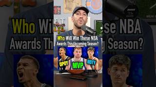 NBA Season Awards Predictions PART TWO Comment Your Picks Below fyp nba basketball game [upl. by Tiduj]