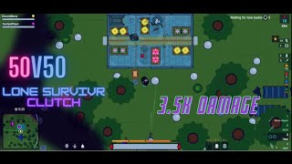 Survivio 50v50 2v18 Lone Survivr Clutch [upl. by Anyar733]