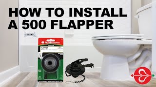 Fix Running Toilets of 35 gpf made before 1994 with Fluidmasters 500 Universal Toilet Flapper [upl. by Ronal]