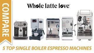 Review Top 5 Single Boiler Espresso Machines [upl. by France]