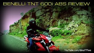 Benelli TNT 600i ABS 2016 First Ride Review Walkaround BikesDinos [upl. by Virendra809]