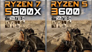 Ryzen 7 5800X vs Ryzen 5 3600 Benchmarks – 15 Tests 🔥 [upl. by Novahc]