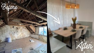 TIMELAPSE RENOVATION 1 YEAR  FROM A HORRIBLE HOUSE TO A WELCOMING HOME FOR MOTHERINLAW [upl. by Arualana]