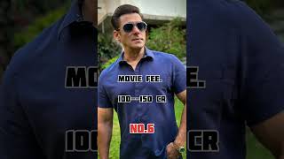 top 8 highest movie fee Actor In India 2024 List 💸💸 [upl. by Persas]