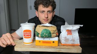 Burger King Mukbang   Whopper Nuggets Onion rings amp Coke [upl. by Aden]