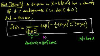 PP 64 Density for a multivariate Gaussian  definition and intuition [upl. by Alekehs]