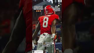 Carson Beck Lets It Fly 🏈 NCAA FBS CarsonBeck Georgia Bulldogs College Football GTASports [upl. by Hildagarde805]