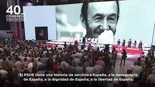 PSOE  Acto de Apertura del 40 Congreso PSOE [upl. by Neddra]