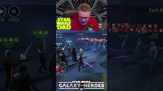 Starkiller vs Darth Traya swgoh [upl. by Oringa]