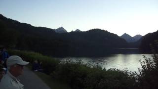 Alphorn music echoing at Alpsee Lake in Hohenschwangau Bavaria [upl. by Veronique3]