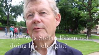 Jacob Wallenberg Confronted about Bilderberg and Stefan Löfven [upl. by Llemaj]