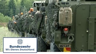 BundeswehrMarsch nach Estland  Saber Strike 2016 [upl. by Wolfort]