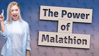 What is the success rate of malathion [upl. by Bang]