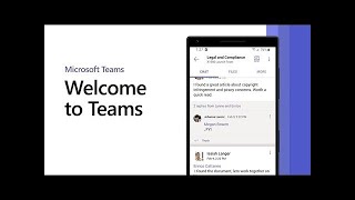 Welcome to Microsoft Teams [upl. by Car565]