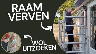 Raam verven Wol uitzoeken ja alweer [upl. by Otreblif]