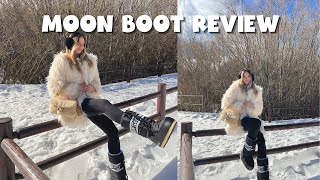 MOON BOOT REVIEW  SIZING [upl. by Assirim]