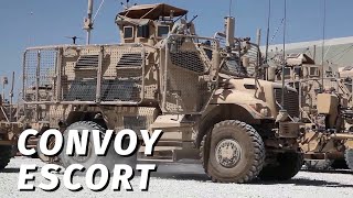 Convoy Escort Team Operations in Afghanistan [upl. by Rese]