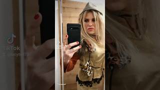 Verkleidet als Pocahontas blonde crossdresser egirl carneval [upl. by Eymaj]