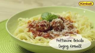 Kimball Recipe  Fettuccine Bebola Daging [upl. by Hewett]