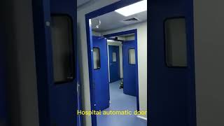 Hospital automatic swing door opener Hermetic doors LEADER Automatic Door [upl. by Fabozzi564]