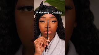 ✨Underlining Vs Overlining Your Lips✨  You don’t need lip fillers 🥴🥴 makeup yt shorts [upl. by Sophia]