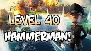 Boom Beach  How to Beat Hammermans HQ Level 40 TutorialGuide [upl. by Boeschen]