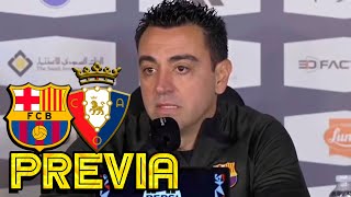 RUEDA PRENSA XAVI Y ARAUJO FC BARCELONA v CA OSASUNA [upl. by Newcomer]