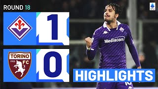 FIORENTINATORINO 10  HIGHLIGHTS  Ranieri secures narrow win for La Viola  Serie A 202324 [upl. by Lilith]