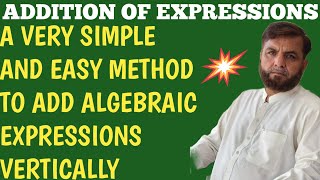 How to add algebraic expressions vertically [upl. by Ellek]