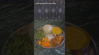 Nepali Thali  Recipe  Nepali Banshaghar and Short Songs [upl. by Westphal]