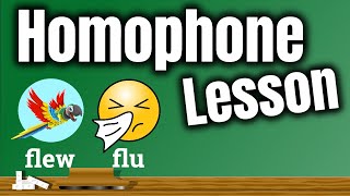 Homophone Lesson for Children  Grammar for Kids [upl. by Yecart]