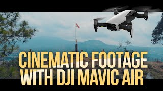 Tutorial Videografi 12 5 Tips Drone Shots dengan DJI Mavic Air [upl. by Pacorro]