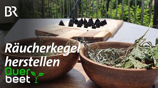 Räucherkegel  Kräuter aus dem Garten [upl. by Radie226]