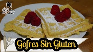 GOFRES SIN GLUTEN Y SIN LACTOSA Saludables y deliciosos [upl. by Mathi]