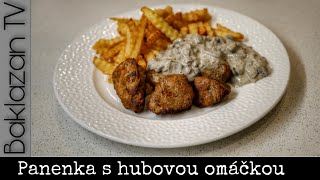 Panenka s hubovou omáčkou recept na šťavnatú panenku s krémovou omáčkou  moja základná marináda [upl. by Elison816]