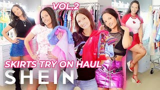 MustSee SHEIN Skirt TryOn Haul Latest Styles Of 2024  Vol 2 Honest Review  The Fashion Luver [upl. by Trula]