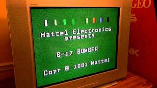 Intellivision B17 Bomber with Intellivoice title screen talking [upl. by Llennahc551]