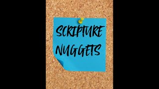 Scripture Nuggets  Vision Board Foundation bibleverse quotes motivation [upl. by Adallard]