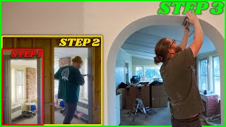 Drywalling my ENTIRE Kitchen  Maine Home Renovation Part 3 [upl. by Rimaj]