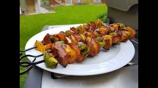 Rezept Karamellisierte Grillspieße mit Low Carb Trockenmarinade [upl. by Dorella53]