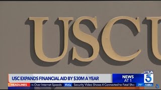 USC to Offer Free Tuition for Families Making 80000 or Less [upl. by Marigold]