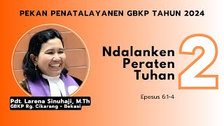 HARI 2  PEKAN PENATALAYANEN GBKP 2024 [upl. by Annocahs622]