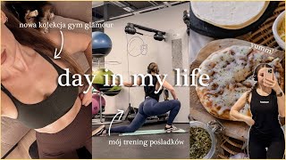 MÓJ TRENING POŚLADKÓW🍑 PRZEGLĄD NOWEJ KOLEKCJI GYM GLAMOUR🛍️  DAILY VLOG [upl. by Shugart677]