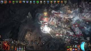 POE 321 Fire Trap  Frostblink Elementalist  Simulacrum Wave 30 [upl. by Corella236]